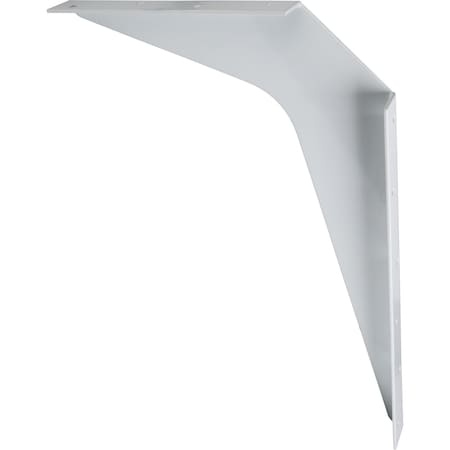 Hardware Resources 15"x21" White Workstation Bracket Sold by the Pair WB15-WH